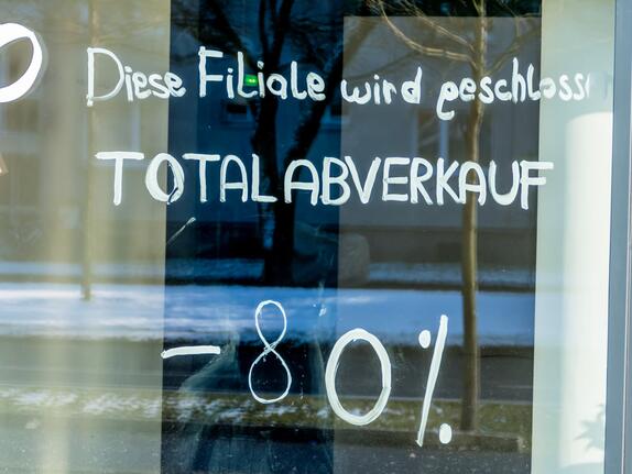 Schwaben: Viele Geschäftsaufgaben