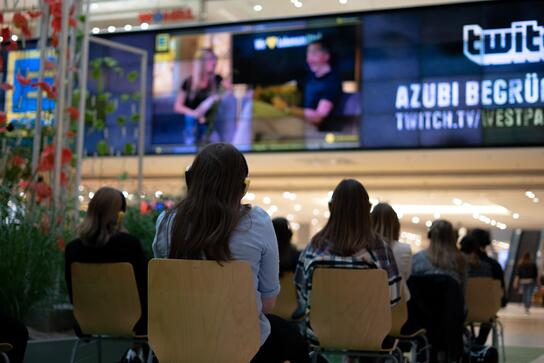 Begrüßung der Auszubildenden