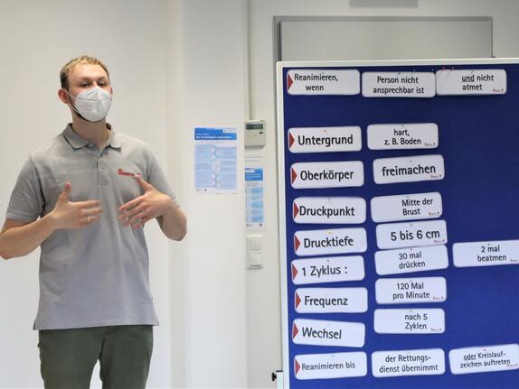 Regensburg: Erste-Hilfe-Kurse für HBE-Mitglieder