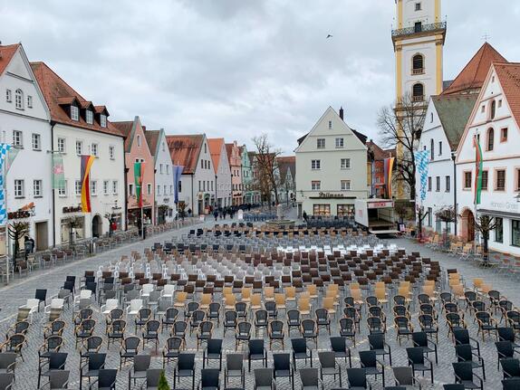 Weiden: Stiller Protest in der Innenstadt 