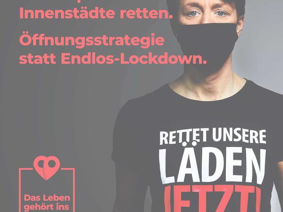 Rettet unsere Läden JETZT!: Bundesweite Anzeigenaktion des Handels