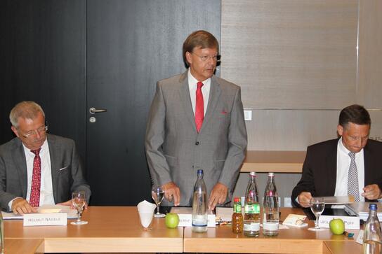 HBE-Bezirksvorstand (v.l.): Helmut Nägele, Vorsitzender Bernd Brenner und Geschäftsführer Wolfgang Puff.