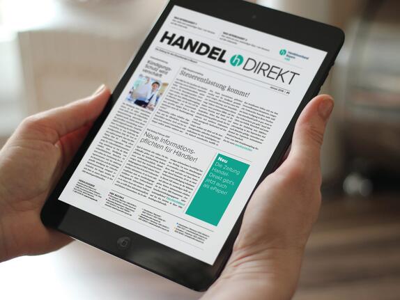 Handel direkt: HBE-Zeitung als mobiles E-Paper lesen