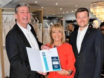 Topfit: Herzog Braut- und Abendmode als Top-Geschäft ausgezeichnet