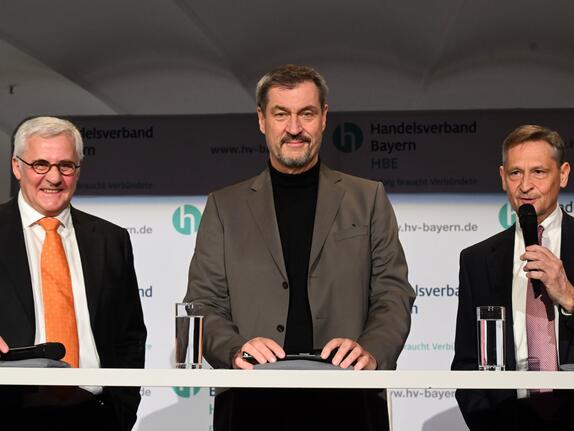 HBE-Neujahrsempfang mit Ministerpräsident Söder: Volles Haus im Bayerischen Hof