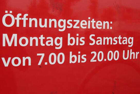 öffnungszeiten
