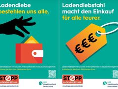 Bundesweite Plakat-Aktion: Zeichen setzen gegen Ladendiebstahl