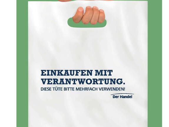 Kostenpflichtige Abgabe von Plastiktüten: Unterstützen Sie die freiwillige Vereinbarung!