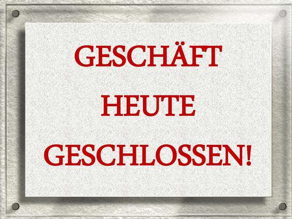 Ladenöffnung an Hl. Abend: Nur für Lebensmittel möglich!