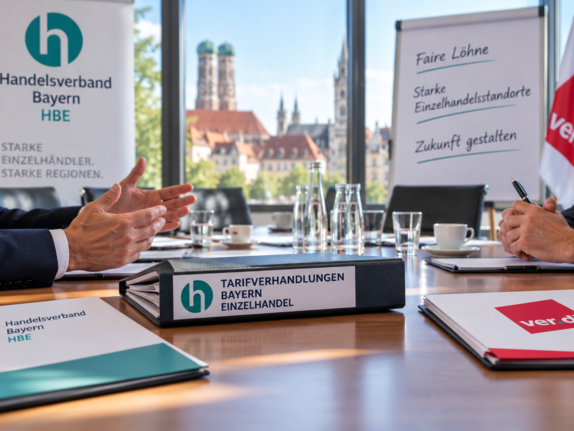 Tarifverhandlungen im bayerischen Handel: Dritte Runde am Montag in München