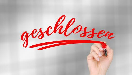 geschlossen