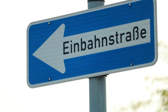 einbahnstraße