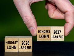 Mindestlohn: Zum 1. Januar 2026 Erhöhung auf 13,90 Euro
