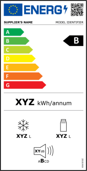 Energielabel Kühlschrank