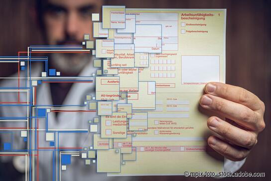 Krankschreibung per Datenabruf